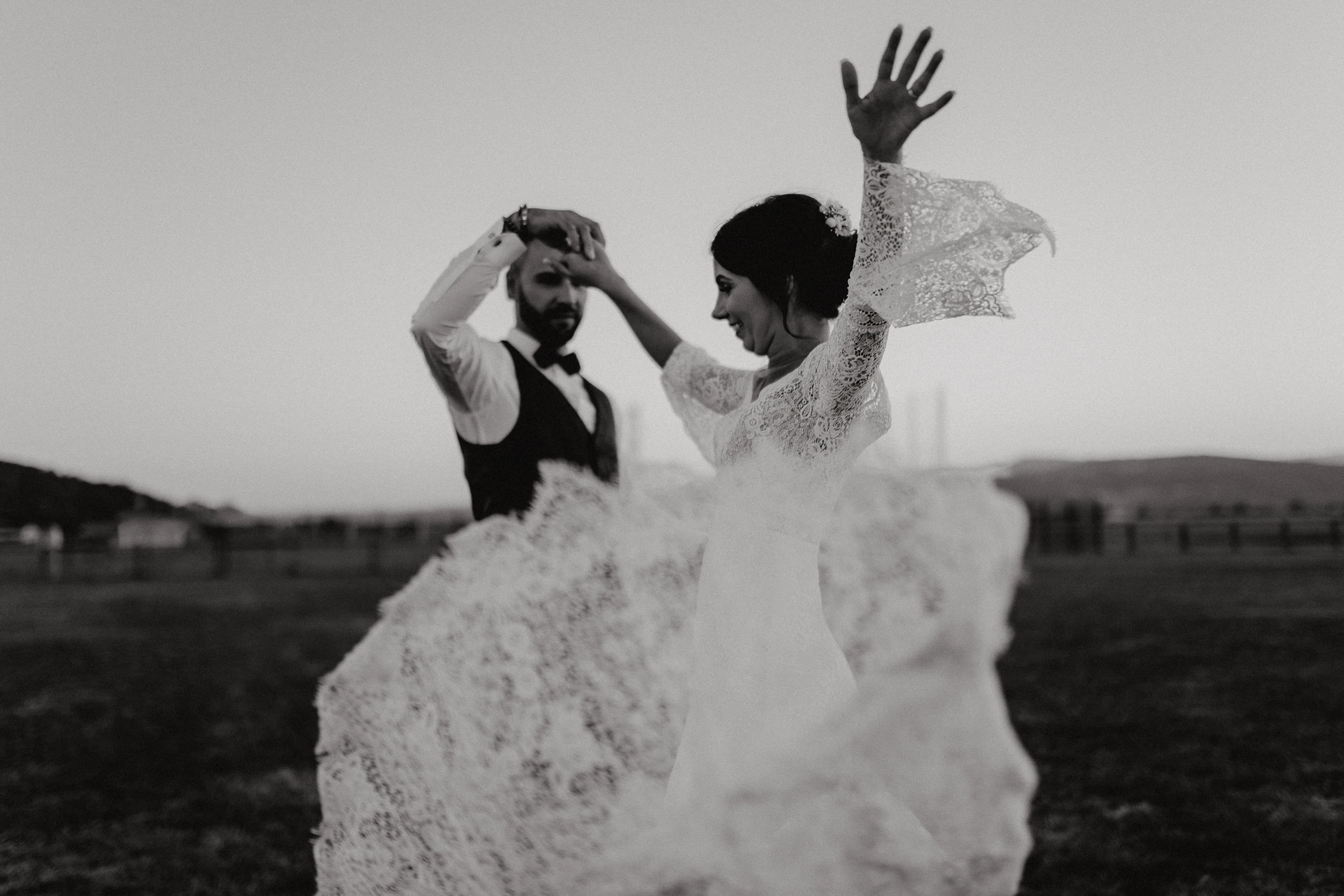 Voile de la mariée au vent - Portfolio