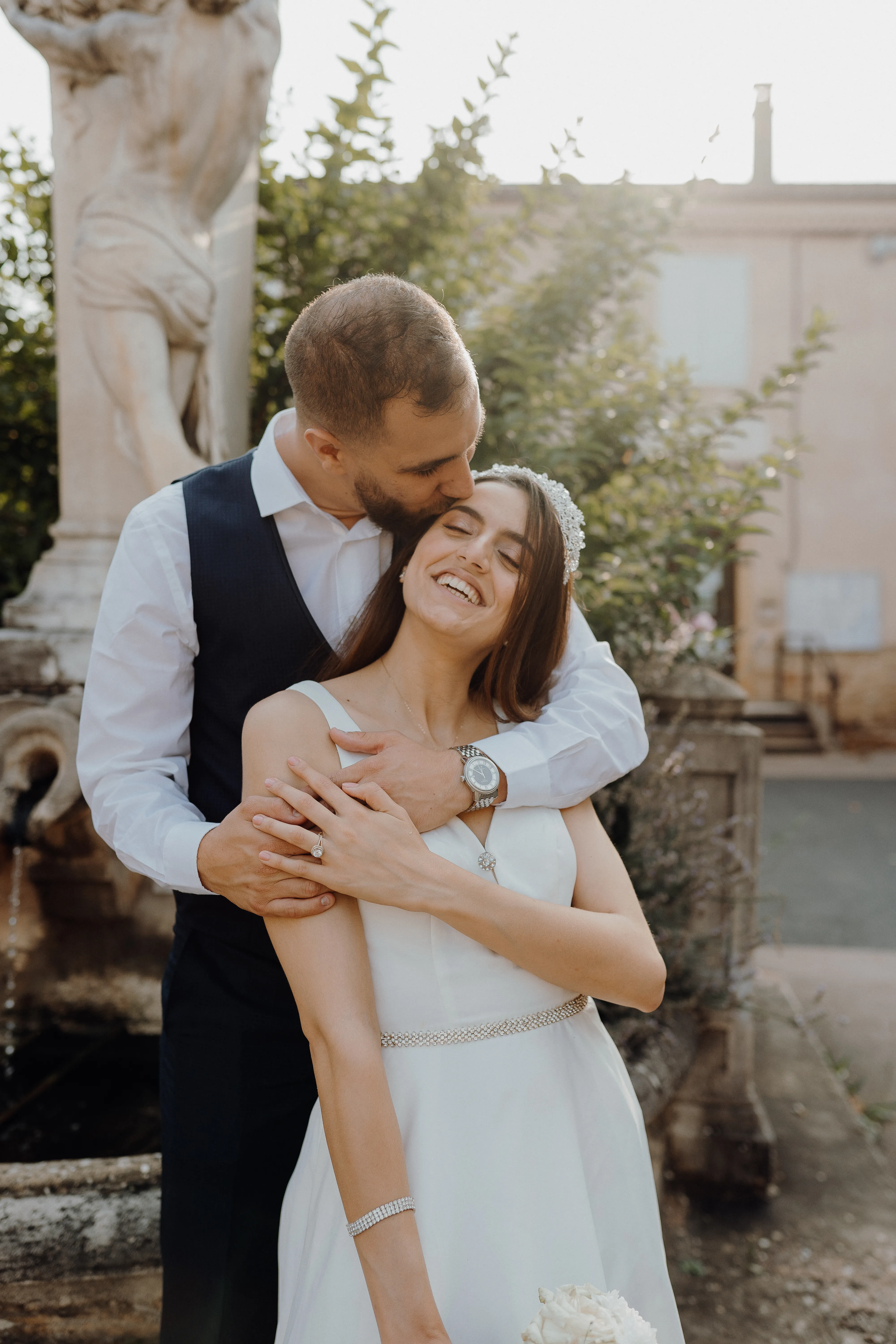 Robe de mariée vue de dos - Portfolio