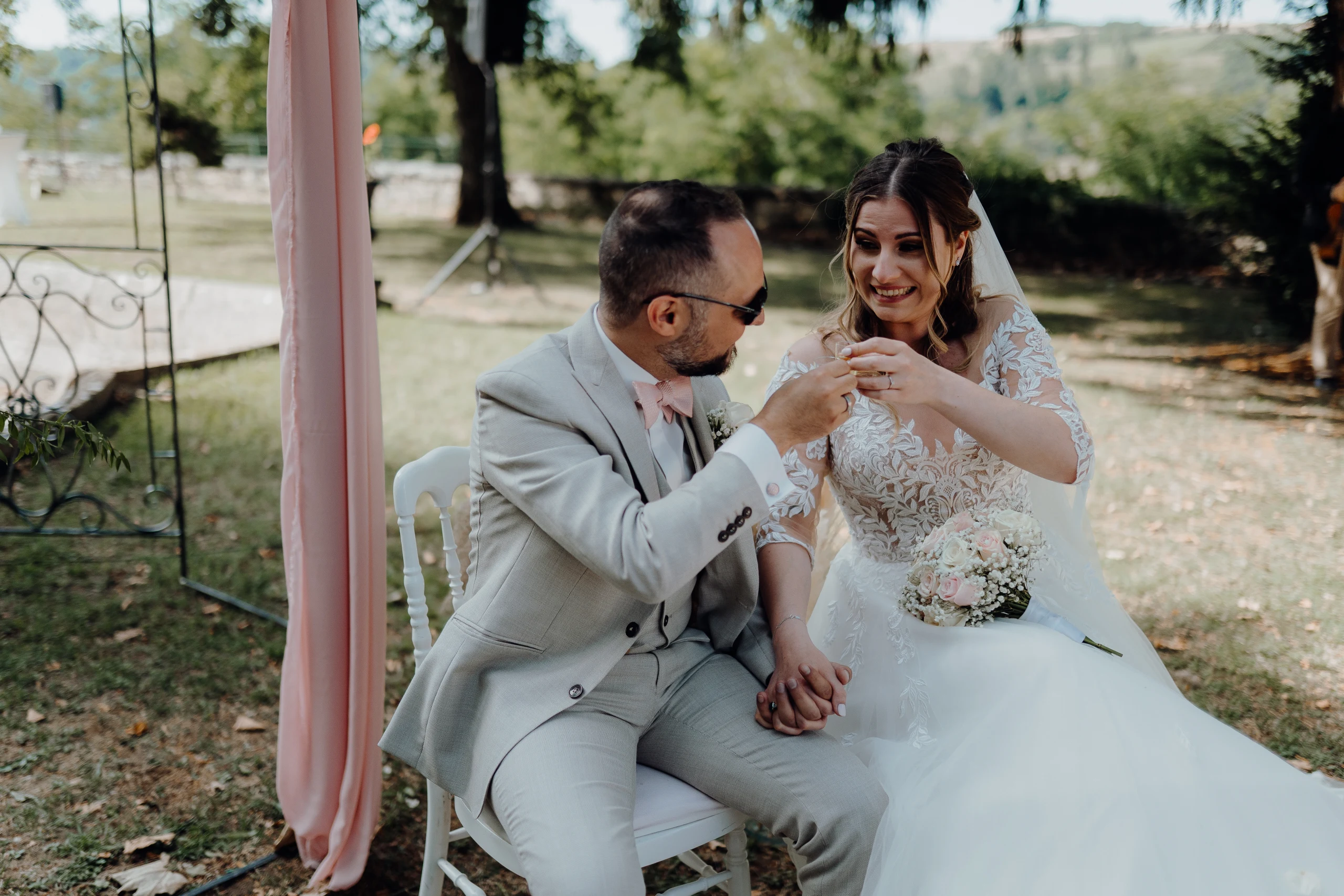 Mariage MORGANE + FRANCK au Château Chapeau Cornu — photo 17